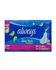 Always Pak Maxi Thick Aloe Vera 18pcs