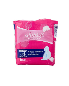 Always  Maxi Thick Cotton Soft Extra Long 6cs
