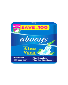 Always Maxi Thick Extra Long Aloe Vera 26cs
