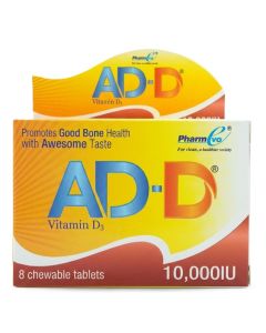 Ad D 10,000 IU Chewable Tablets (8s)