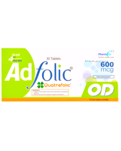 Ad Folic 600mcg Od Tablets