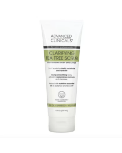Advanced clinicals scrub 237ml tea tree