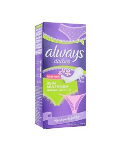 Always Panty Liners Slim Multiform Normal 26 Fresh Scent