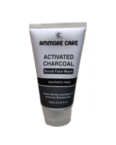 Ammore Care Scrub Face Wash 120ml Activated Charcoal