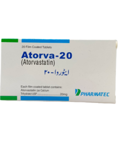 Atorva 20mg Tablets 20s