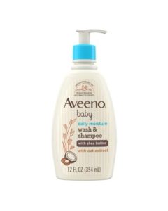 Aveeno Baby Wash & Shampoo Shea Butter 354ml