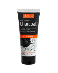 Beauty Formulas Charcoal Clay Mask 100ml