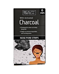 Beauty Formulas Nose Pore Strips Charcoal 6s