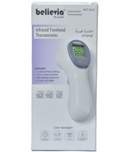Believia infrared forehead thermometer det 3012