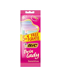 Bic Twin Lady Razor 5+1pcs