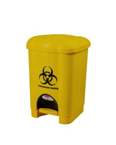 Biohazard Bin 18ltr Plastic Yellow