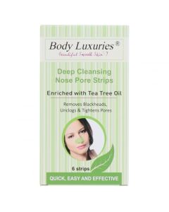 Body Luxuries Nose Pore Strips 6s Tea Tree Oil