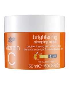 Boots Brightening Sleeping Mask 50ml Vitamin C & Yuzu Night