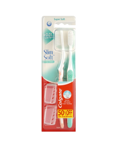 Colgate pak t brush slim soft deep clean 2pcs