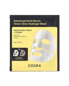 Cosrx advanced snail mucin glass glow hydrogel mask 34gm