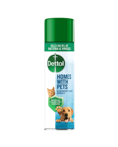 Dettol all in one disinfectant spray 300ml homes with pet
