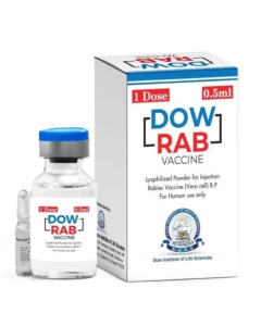 Dow Rab (Rabies Vaccine) 1dose 0.5ml