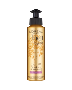 Loreal elnett hair mousse 200ml satin strong hold curl