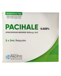 Pacihale 0.025% 5 X 2ml Respules