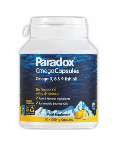 Paradox Omega 3,6,9 & Fish Oil Capsules (30s)