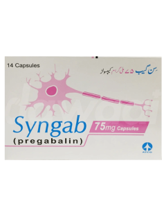 Syngab 75mg Capsules