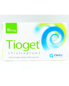Tioget 18mcg Capsules 30s