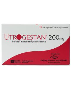 Utrogestan 200mg Capsules 15s