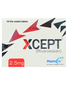 Xcept 2.5mg Tablets 10s