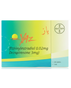 Yaz 24 Plus 0.02mg/3mg Tablets (28s)