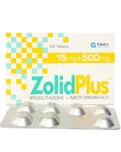 Zolid Plus 15mg/500mg Tablets (28s)