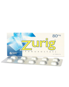 Zurig 80mg Tablets (20s)