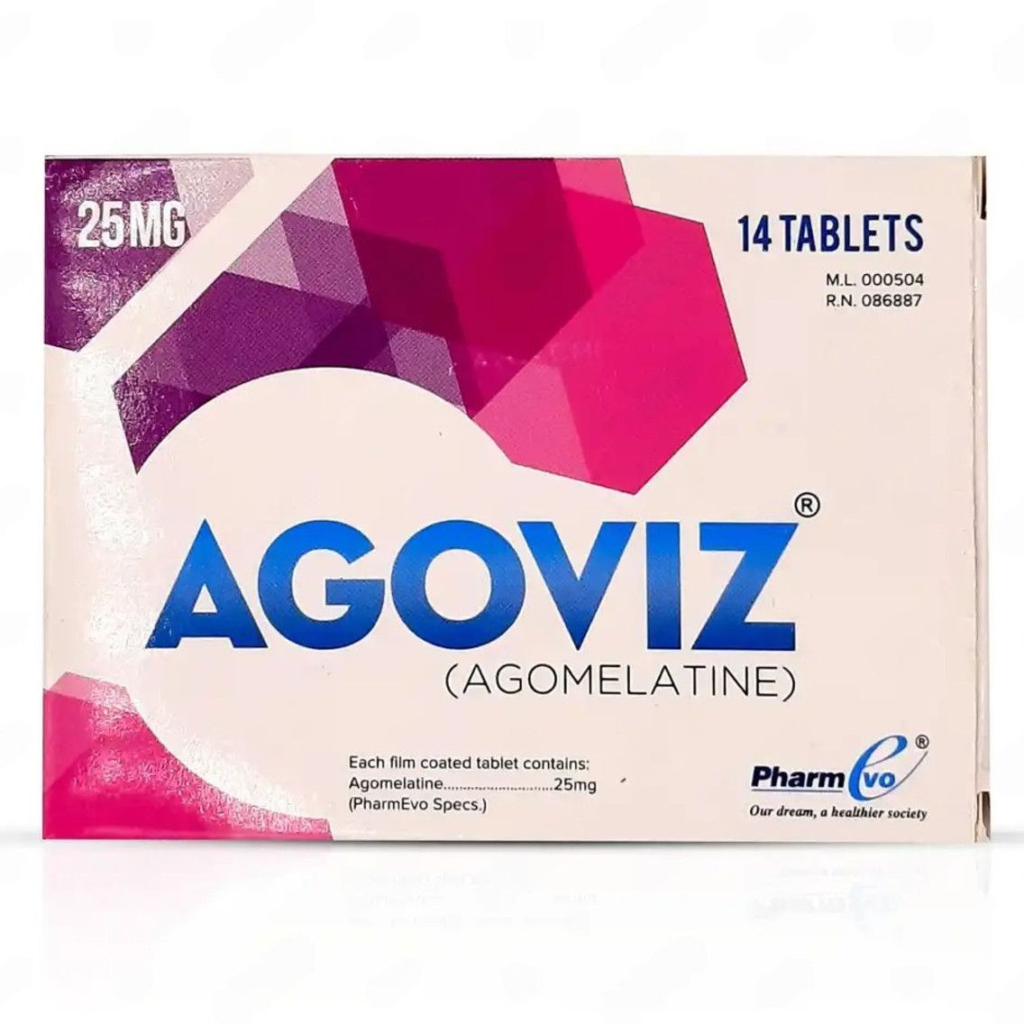 Agoviz 25mg Tablets (14s)