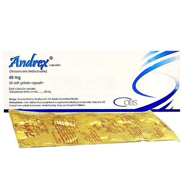 Andrex 40mg Capsules (30s)