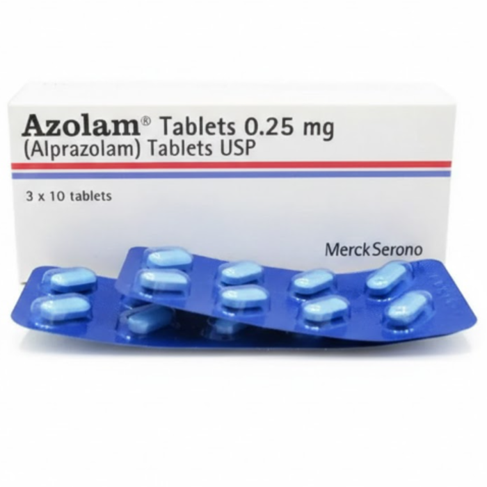 Azolam 0.25mg Tablets