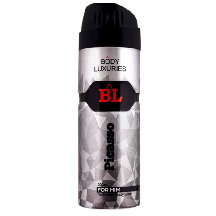 Body Luxuries Picasso Men Body Spray 200ml