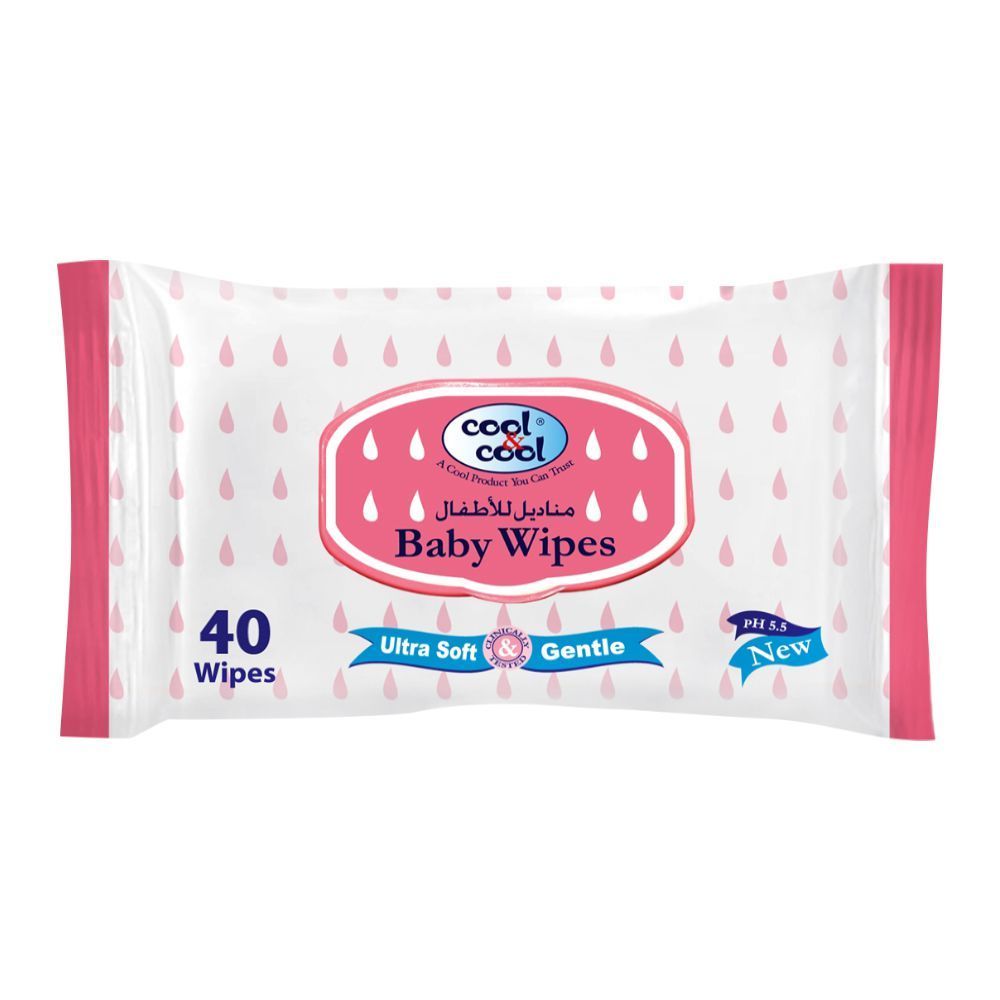 Cool & Cool Baby Wipes ( ) 40 pcs · PACK