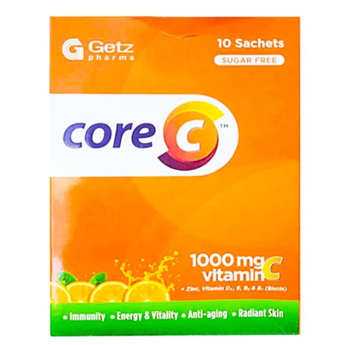 Getz Core C Sugar Free (10s) 1000 mg · SACHET