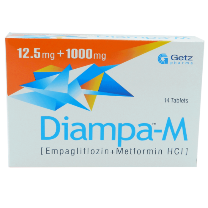 Diampa M 12.5mg/1000mg Tablets (14s)