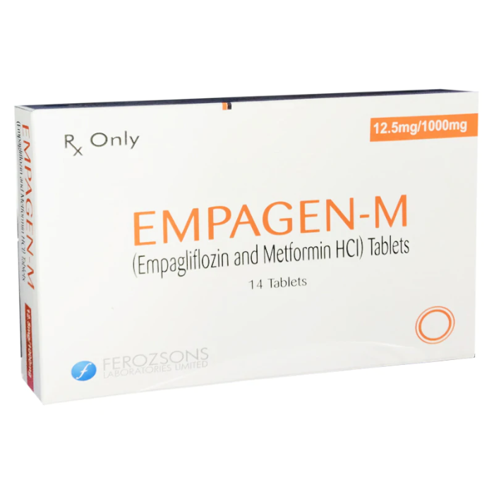 Empagen M 12.5mg/1000mg Tablets (14s)