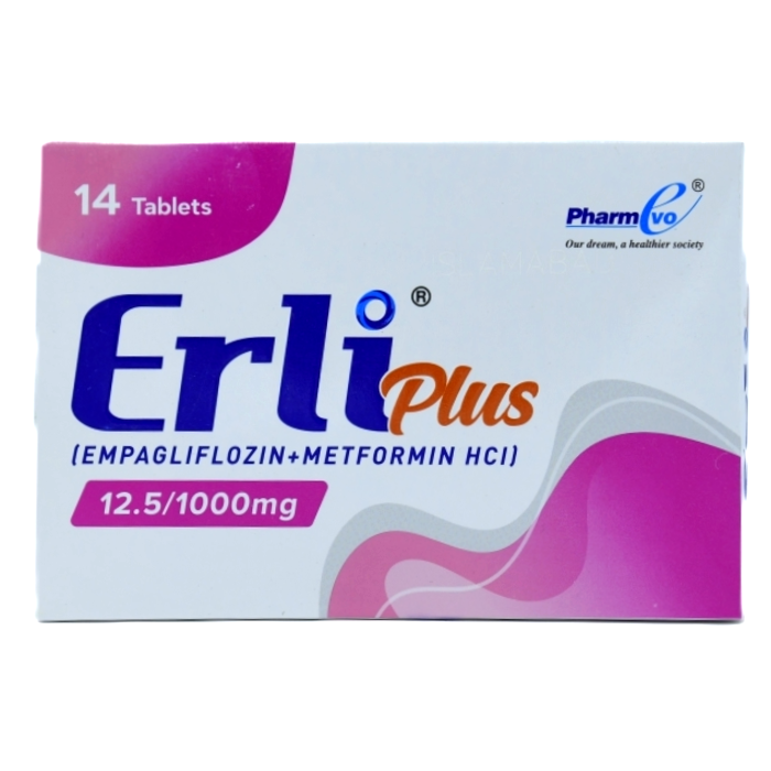Erli Plus 12.5mg/1000mg Tablets (14s)