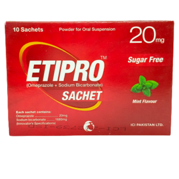 ICI Pakistan Etipro (10s) 20 mg · SACHET