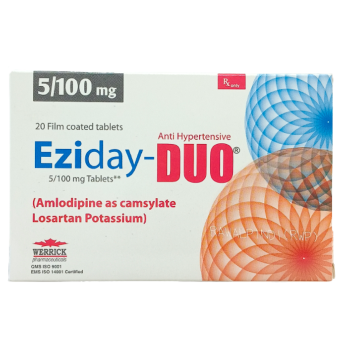 Eziday Duo 5mg/100mg Tablets (20s)