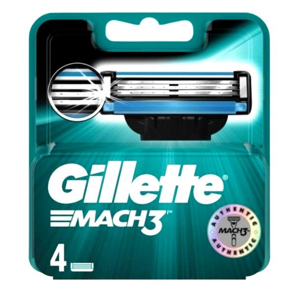 Gillette Mach 3 Blade 4pcs