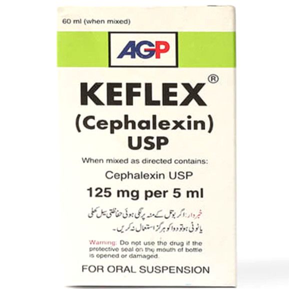 Keflex 125mg/5ml Suspension 60ml