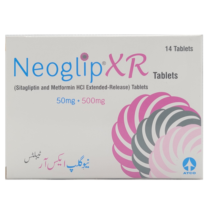 Neoglip XR 50mg 500mg Tablets (14s)