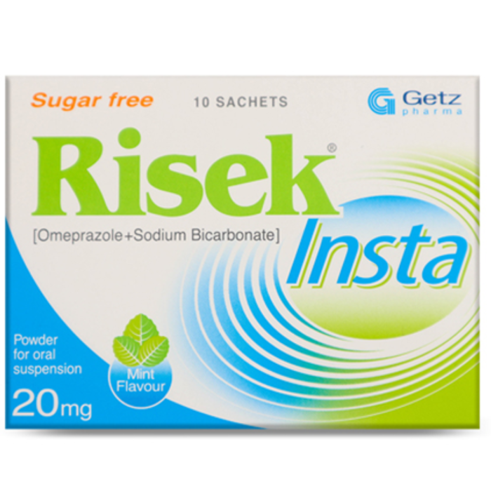 Getz Risek Insta (10s) 20 mg · SACHET