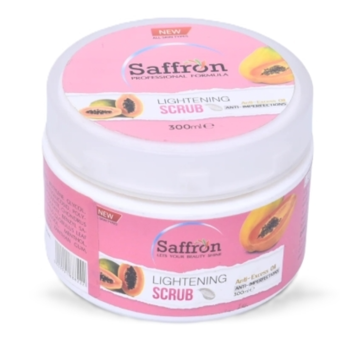 Saffron Lightening Scrub 300 ml · JAR
