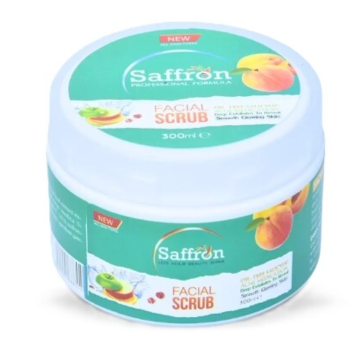 Saffron W Facial Scrub 300 ml · JAR