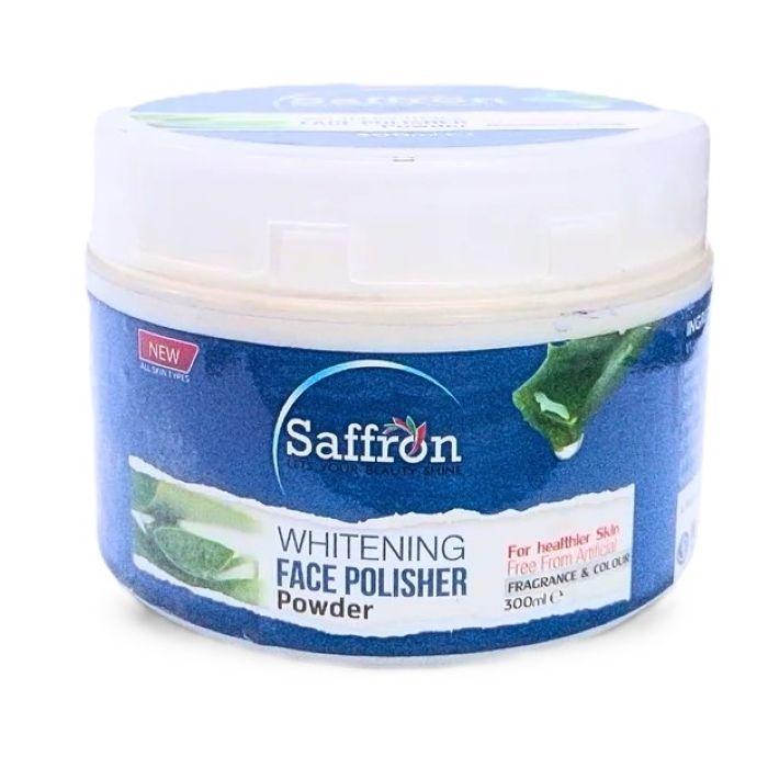 Saffron Whitening Powder Polisher 300 ml · JAR