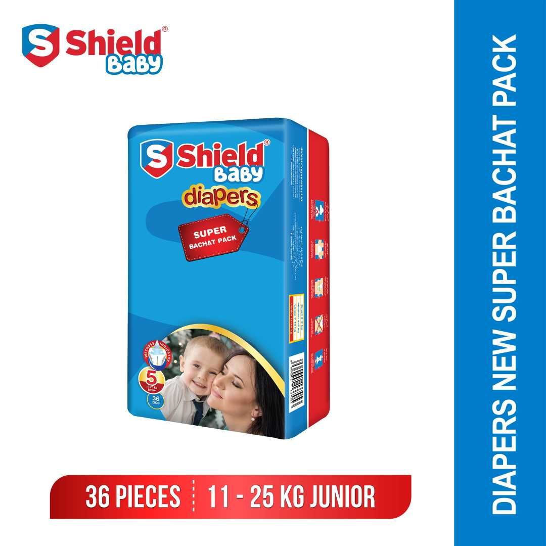 Shield Baby Diapers No 5 36 pcs · PACK